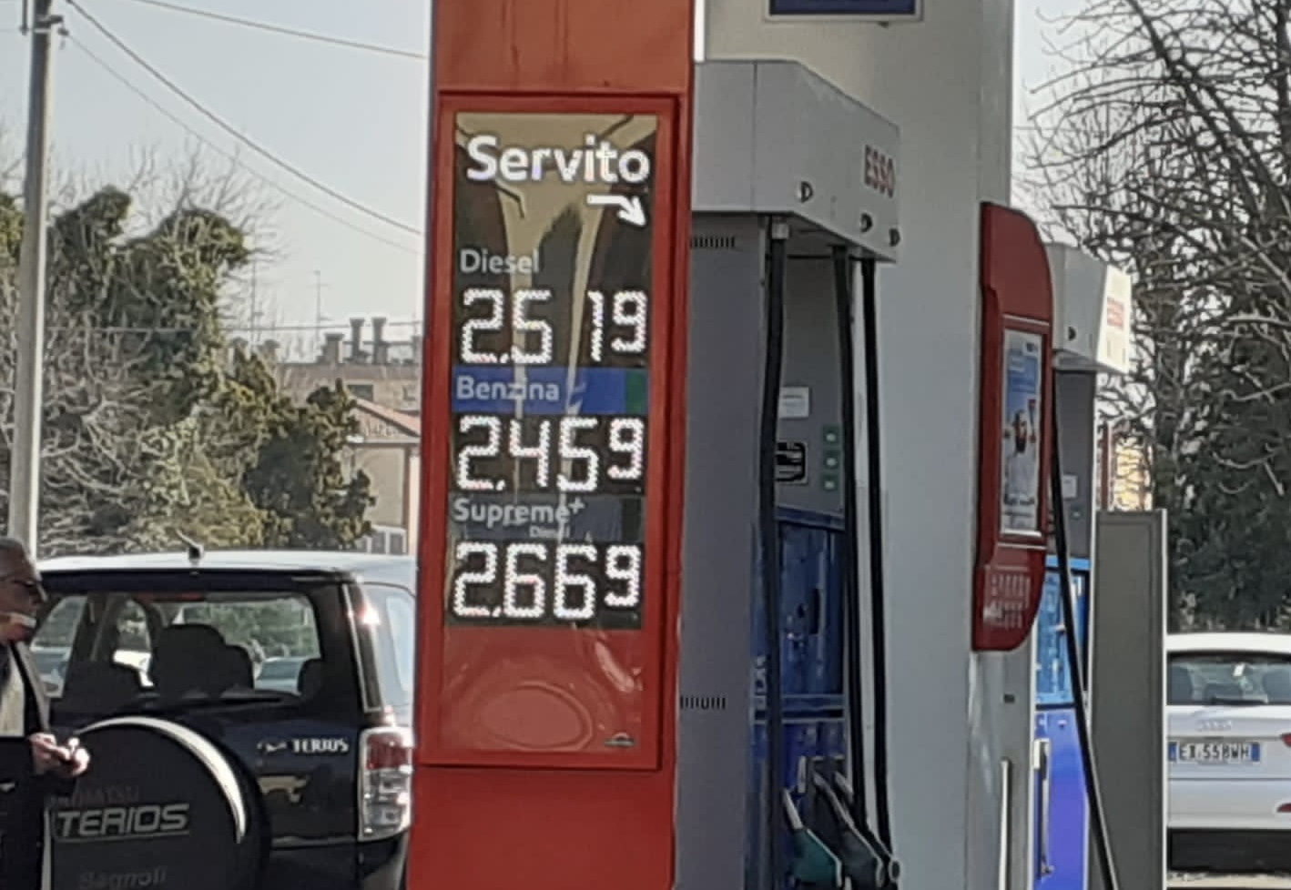prezzi dei carburanti alla pompa