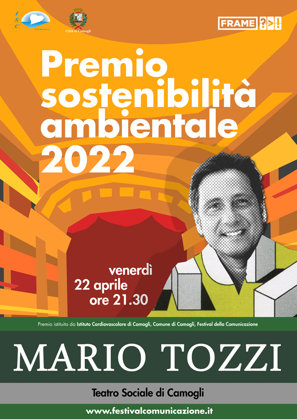 Locandina Premio Sostenibilità Ambientale 2022 Mario Tozzi