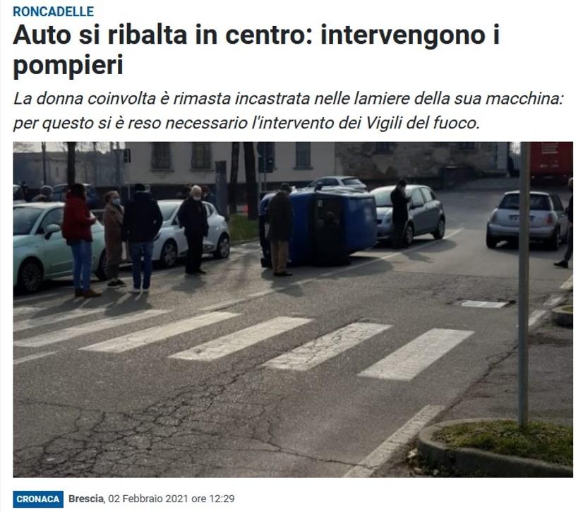 Linee guida comunicazione della sicurezza stradale responsabilità gli oggetti non hanno colpe