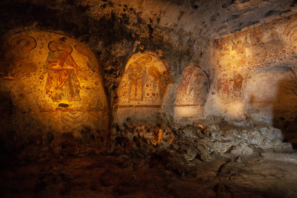cripta peccato originale, parco delle chiese rupestri