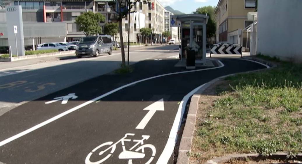 Bolzano pista ciclo pedonale