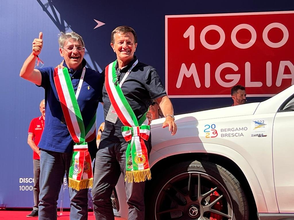 Emilio Del Bono e Giorgio Gori 1000 Miglia