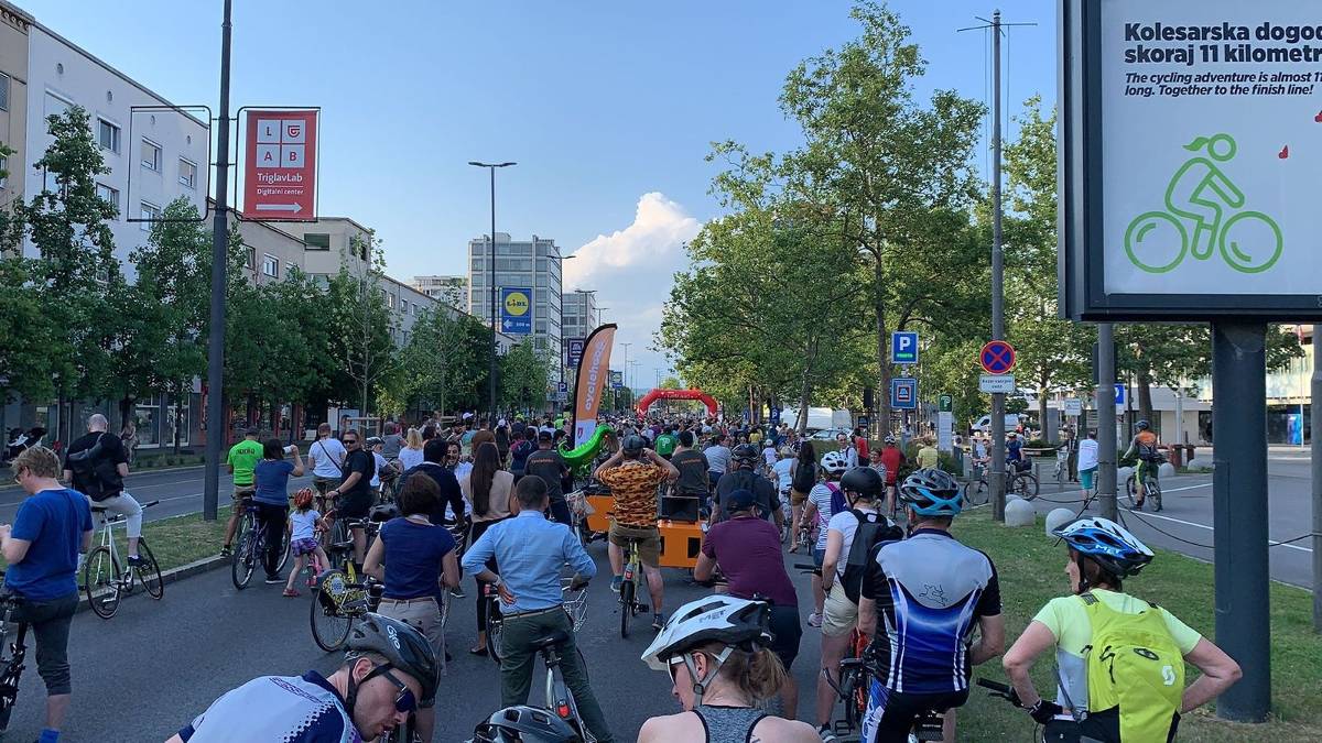 Bike Parade Velo-city Lubiana