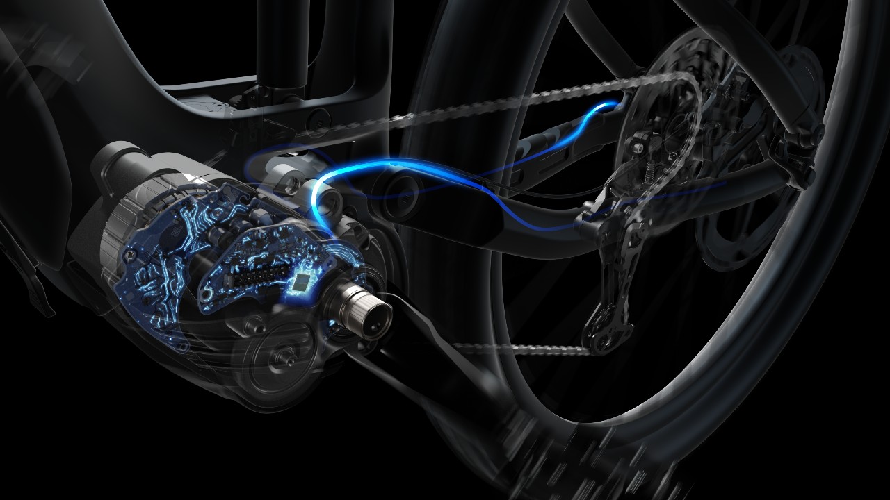 Shimano cambio automatico ebike trasmissione elettrica bici