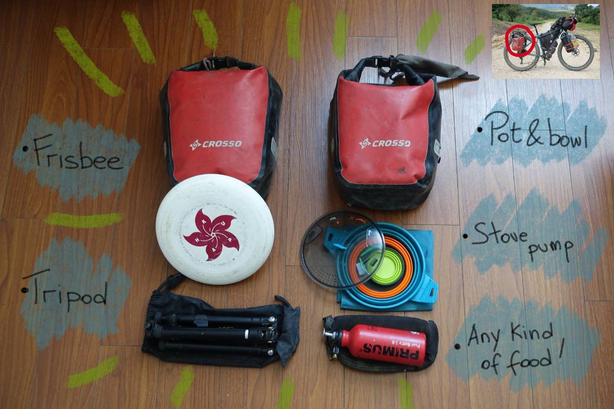 Panniers Crosso bikepacking e campeggio viaggiare in bici
