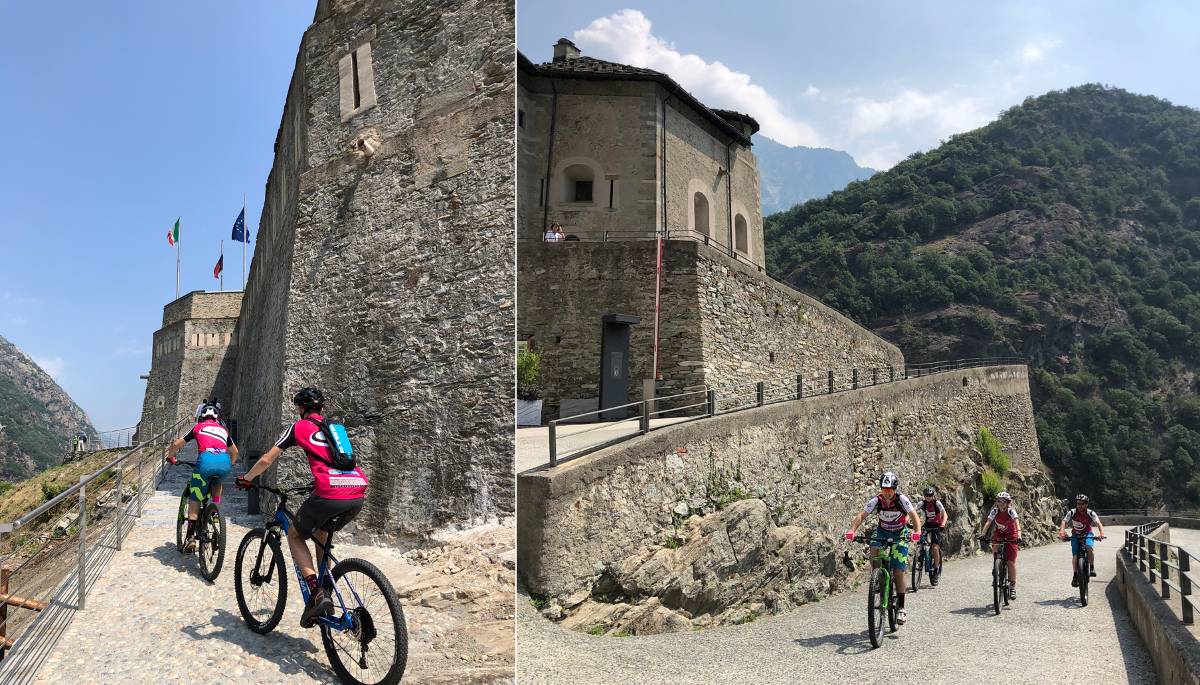 Valle d'Aosta ebike Forte di Bard cicloturismo cover