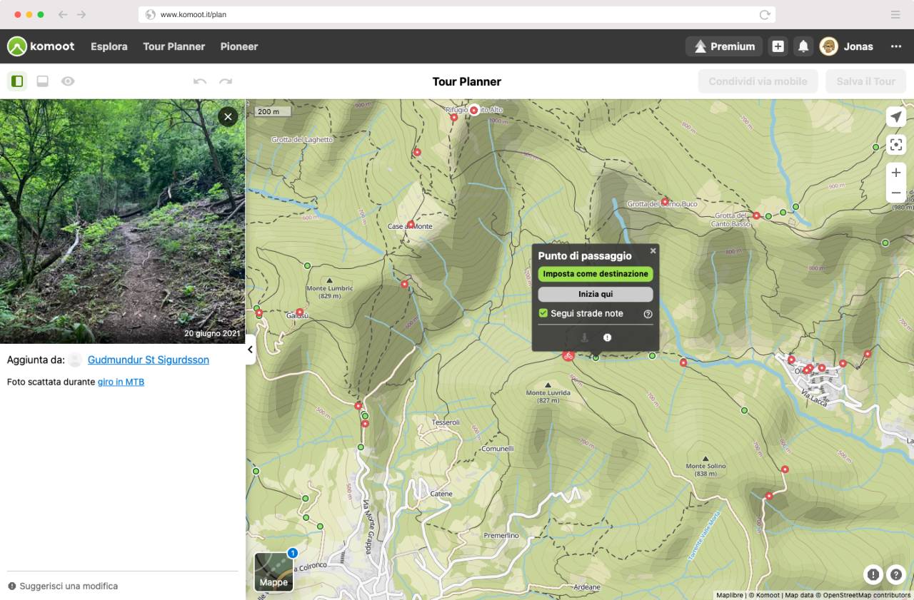 Trail View: la nuova funzione di komoot che dà vita alle mappe