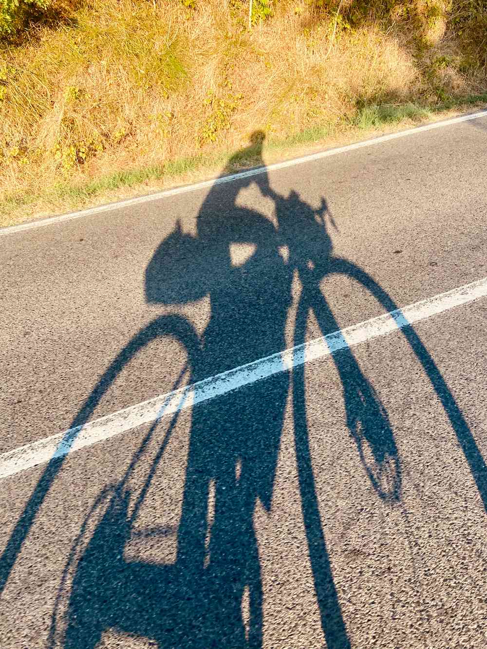 Ilaria Fiorillo pedala ombra bici