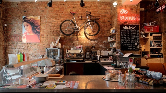 bike cafe interno