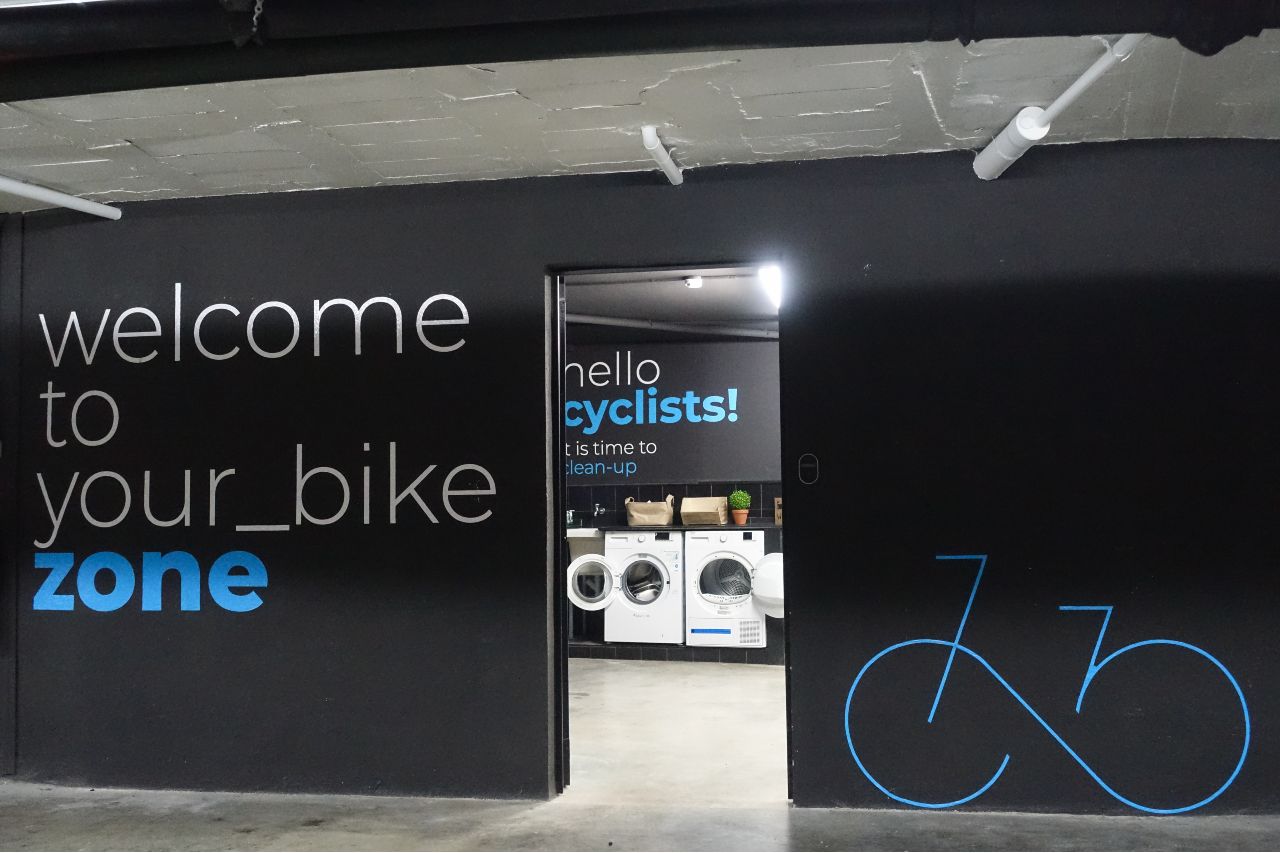 Bike zone con lavanderia per cicloturisti