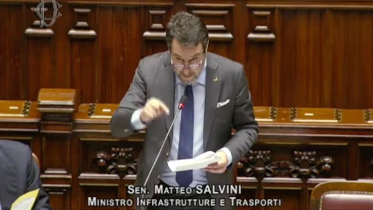 Matteo Salvini question time Camera sicurezza stradale targa e frecce per le biciclette