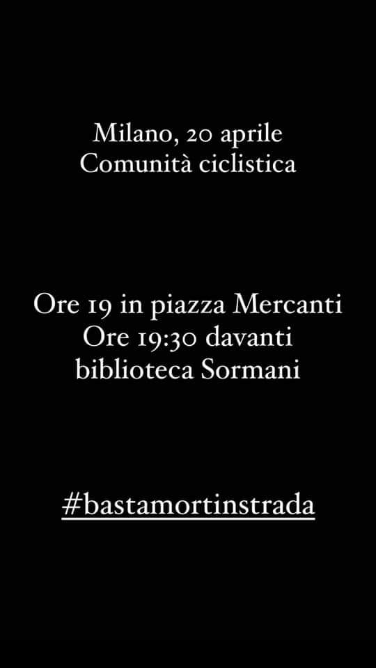 Bastamortinstrada Milano 20 aprile 2023 Piazza Mercanti