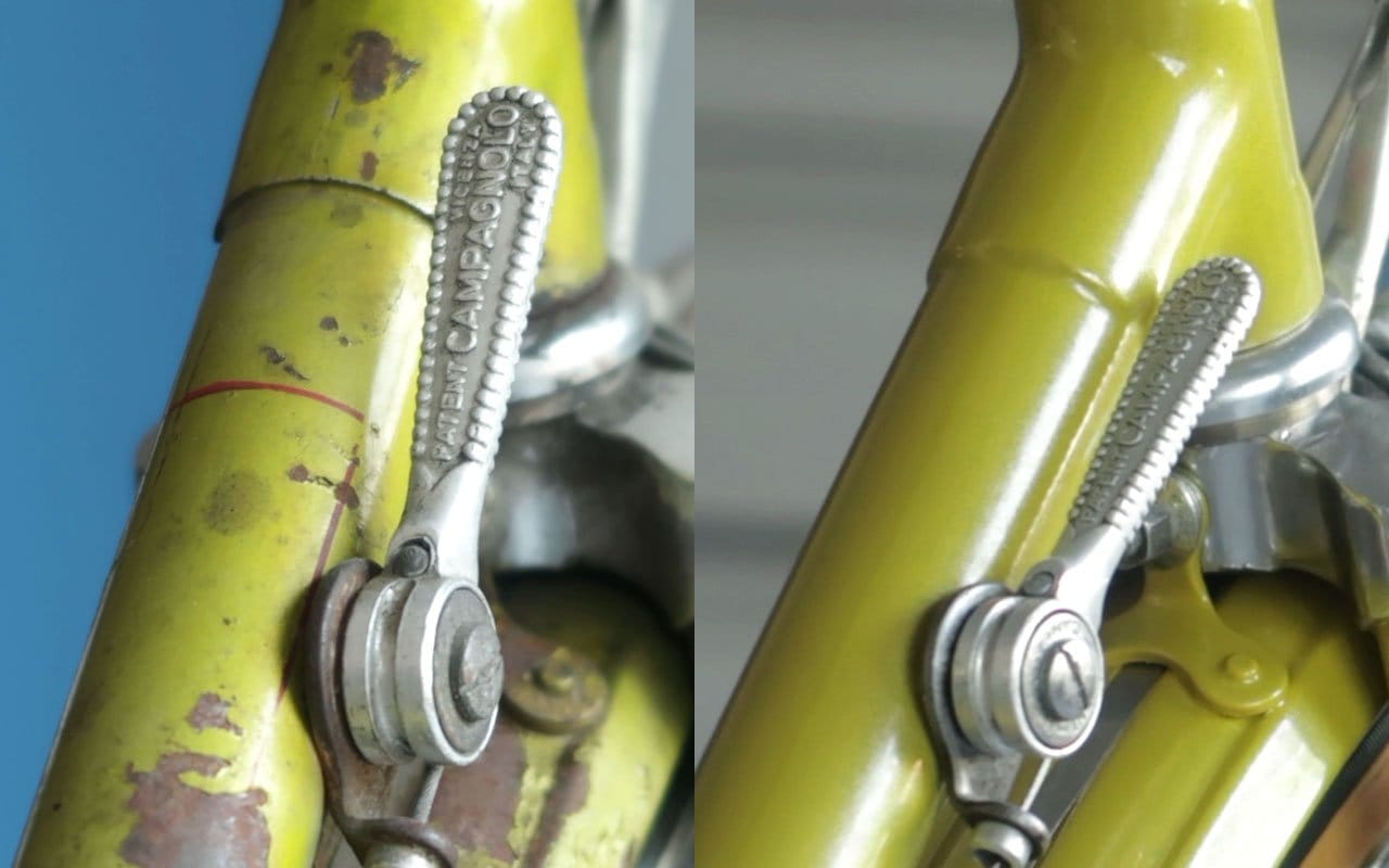 Corso Resurrezione Biciclette - Legnano da passeggio - prima e dopo