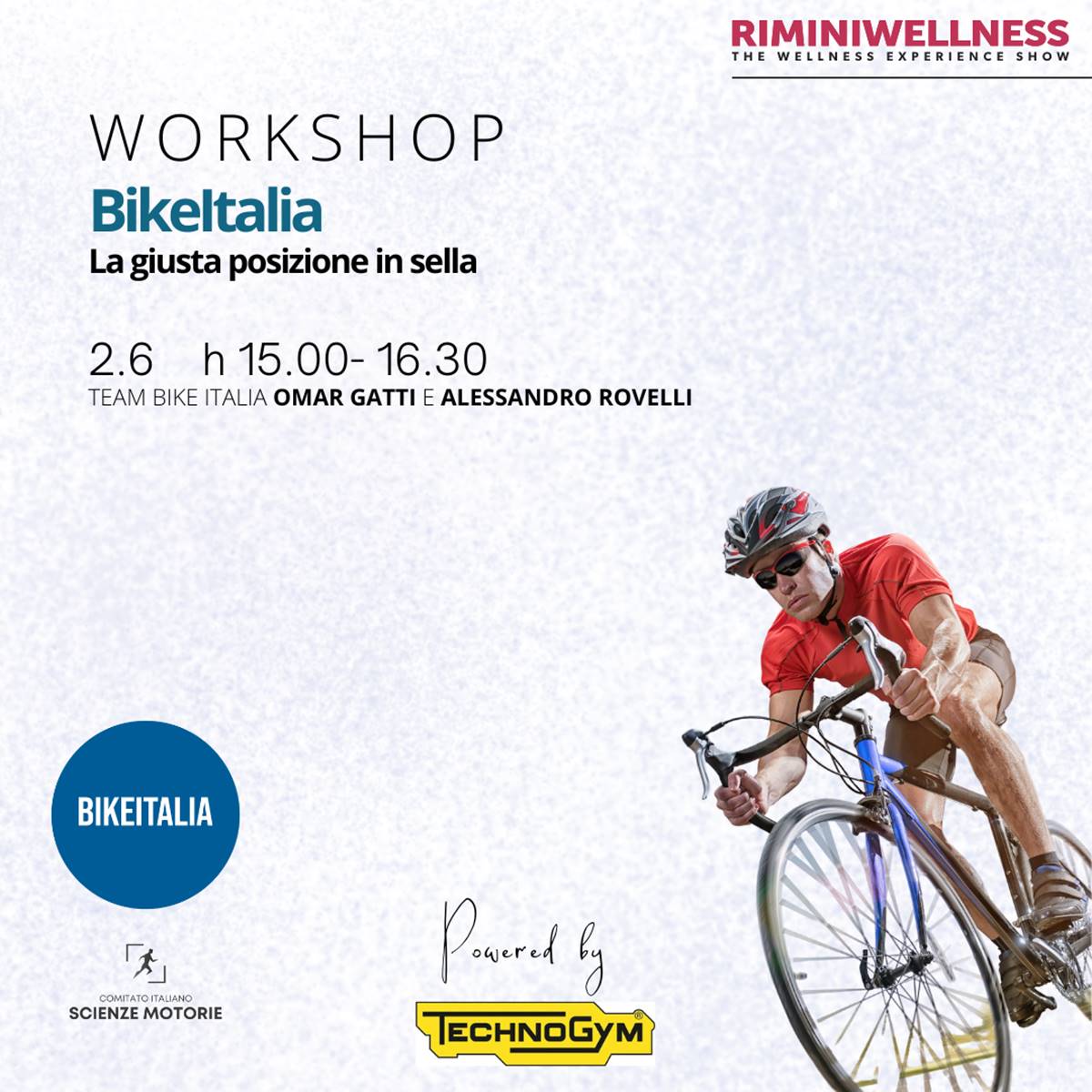 Workshop Bikeitalia al Rimini Wellness 2023
