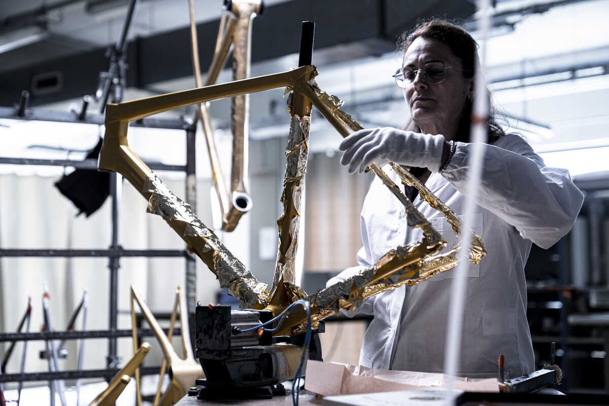 Colnago C68 Gioiello Numero 1 foglia d'oro