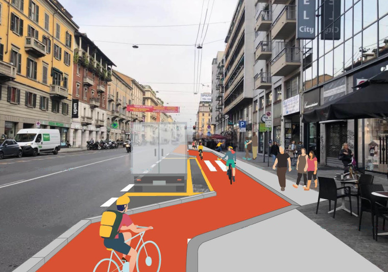 Milano, ecco come sarà la nuova ciclabile protetta in Corso Buenos Aires: progetto, critiche e dettagli
