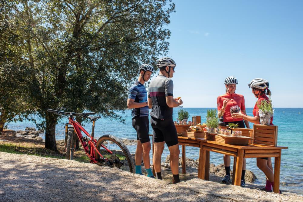 Istria: Bike & Gourmet Tour il percorso mare