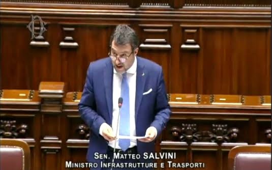 Matteo Salvini question time Camera dei Deputati