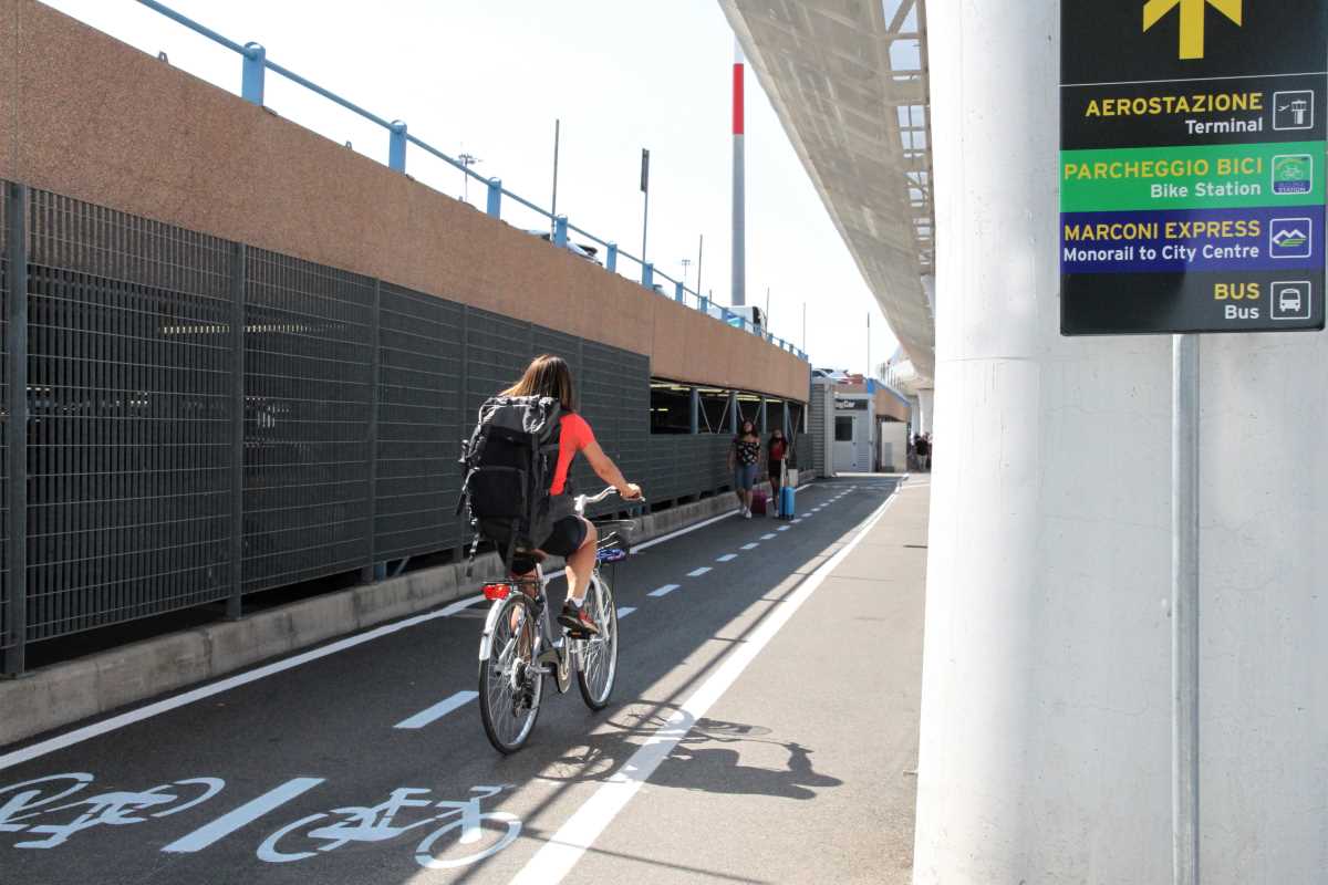 L’Aeroporto Marconi di Bologna ottiene la certificazione bike friendly
