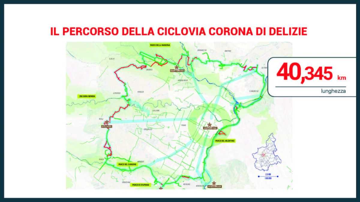 Piemonte ciclovia corona di delizie