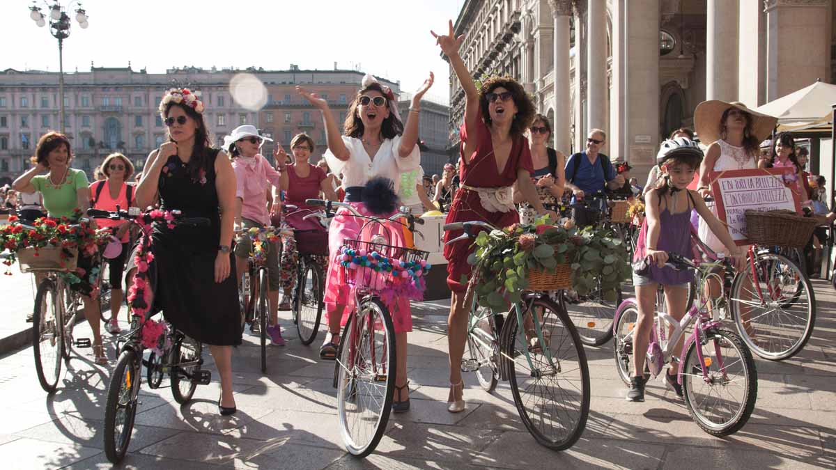 fancy women bike ride milano 2019