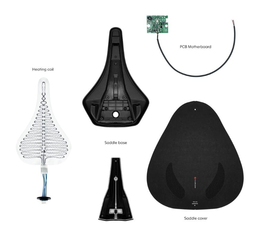 Selle Royal sella riscaldata essenza heating elements