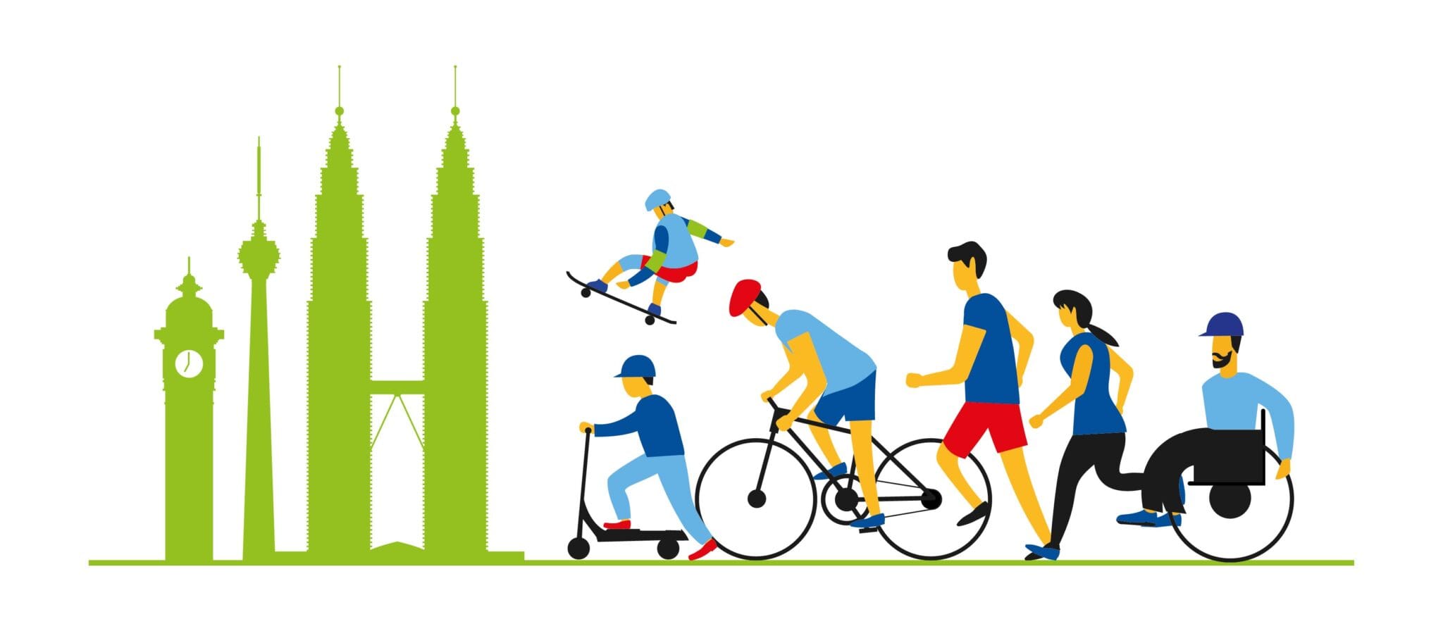 kuala lumpur car free mornings campaign