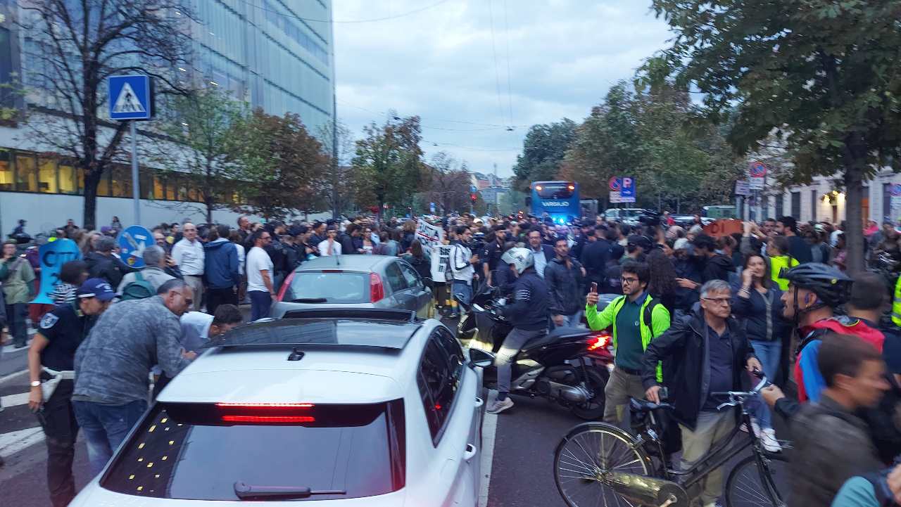 Manifestazione sicurezza stradale Milano