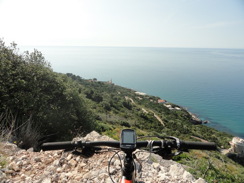 Promontorio del Circeo in mountain bike itinerari Lazio mtb Wikiloc