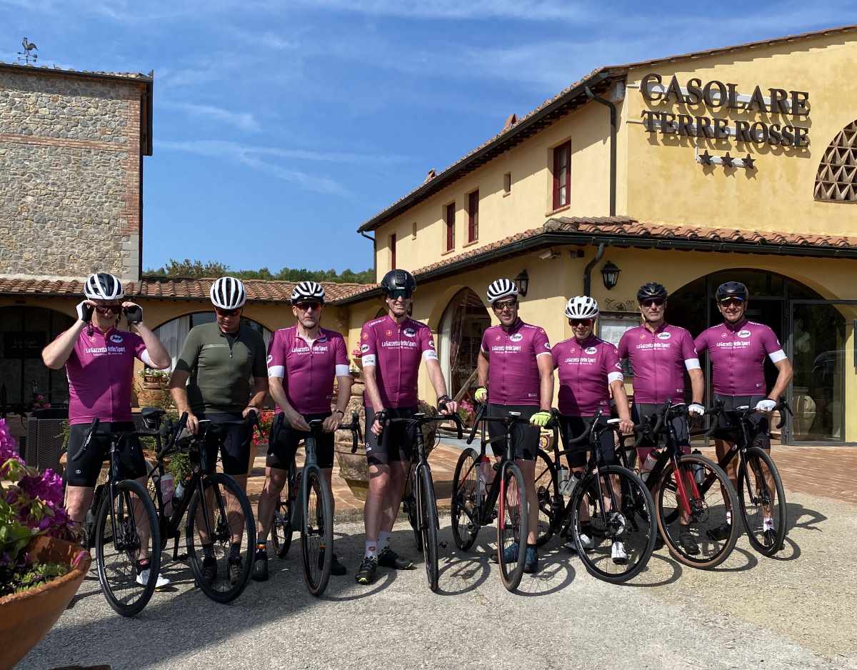 Ciclisti ospiti Terre Rosse