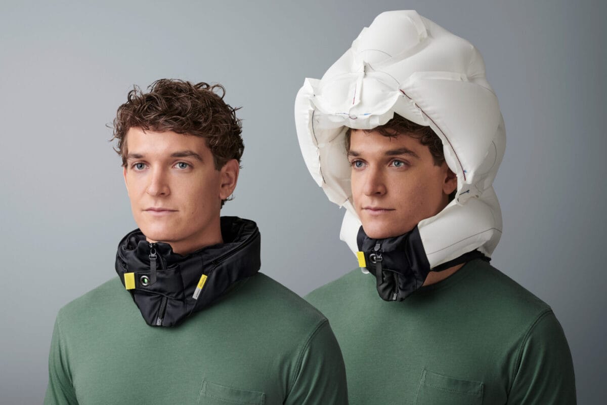 Casco invisibile airbag per ciclisti