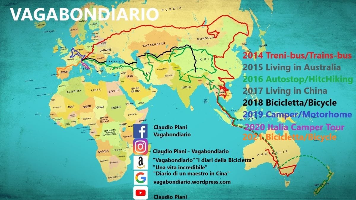 Mappa Diario Viaggio Piani