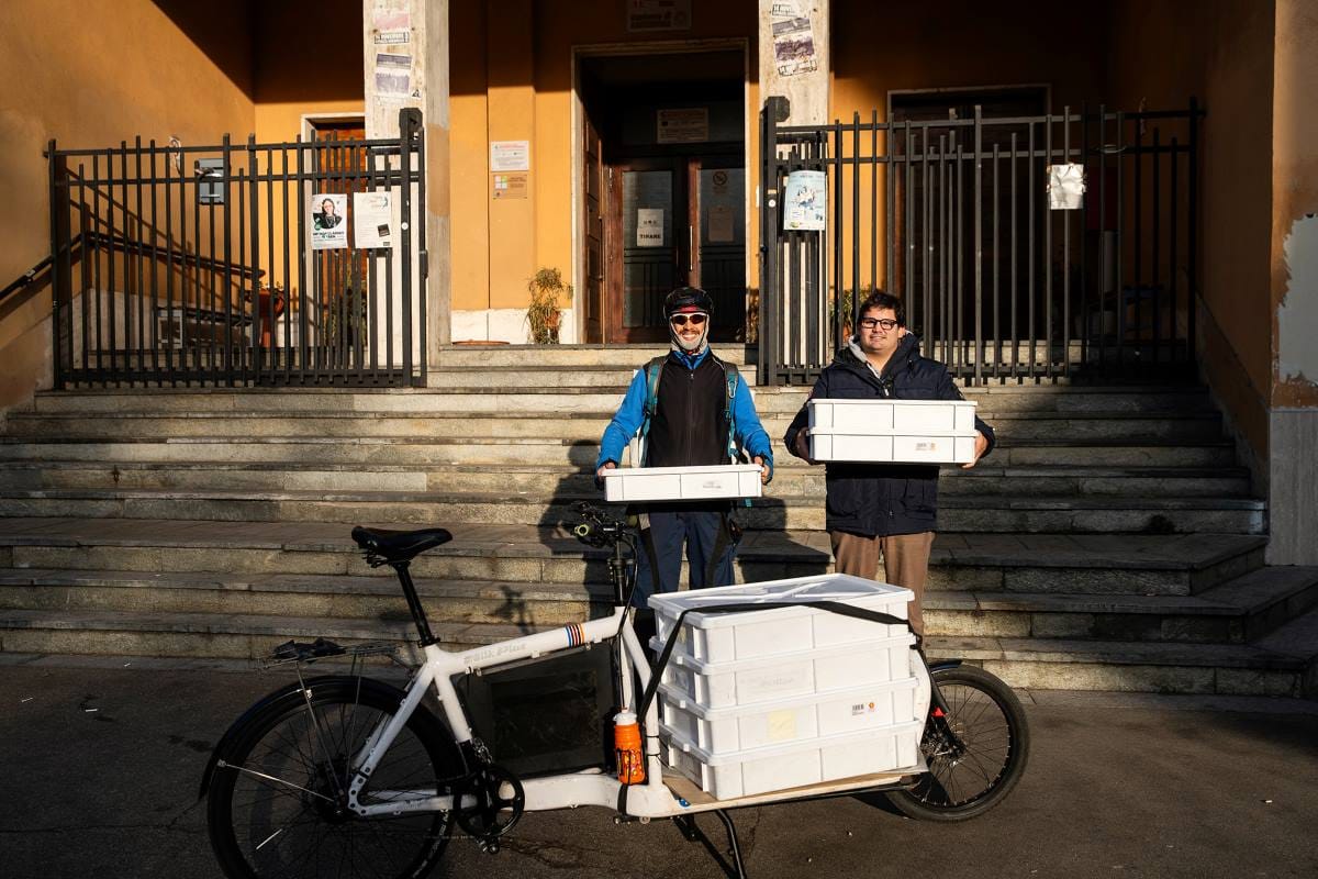 Cargo bike a Torino, foto di Paolo Ciaberta