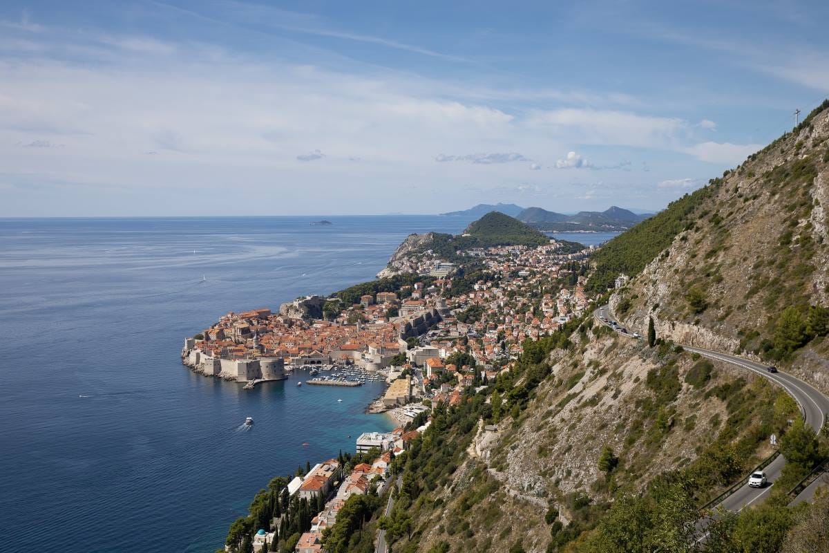 Dubrovnik Croazia in bici