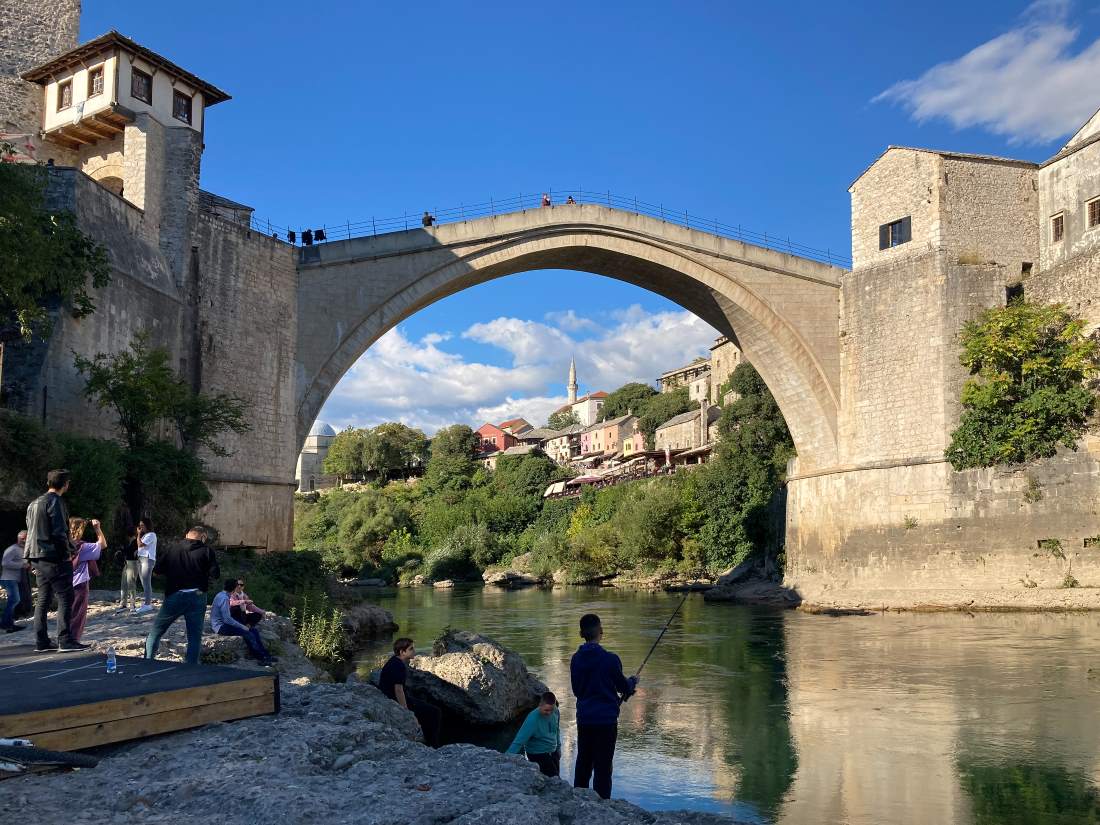 Ponte di Mostar in bici