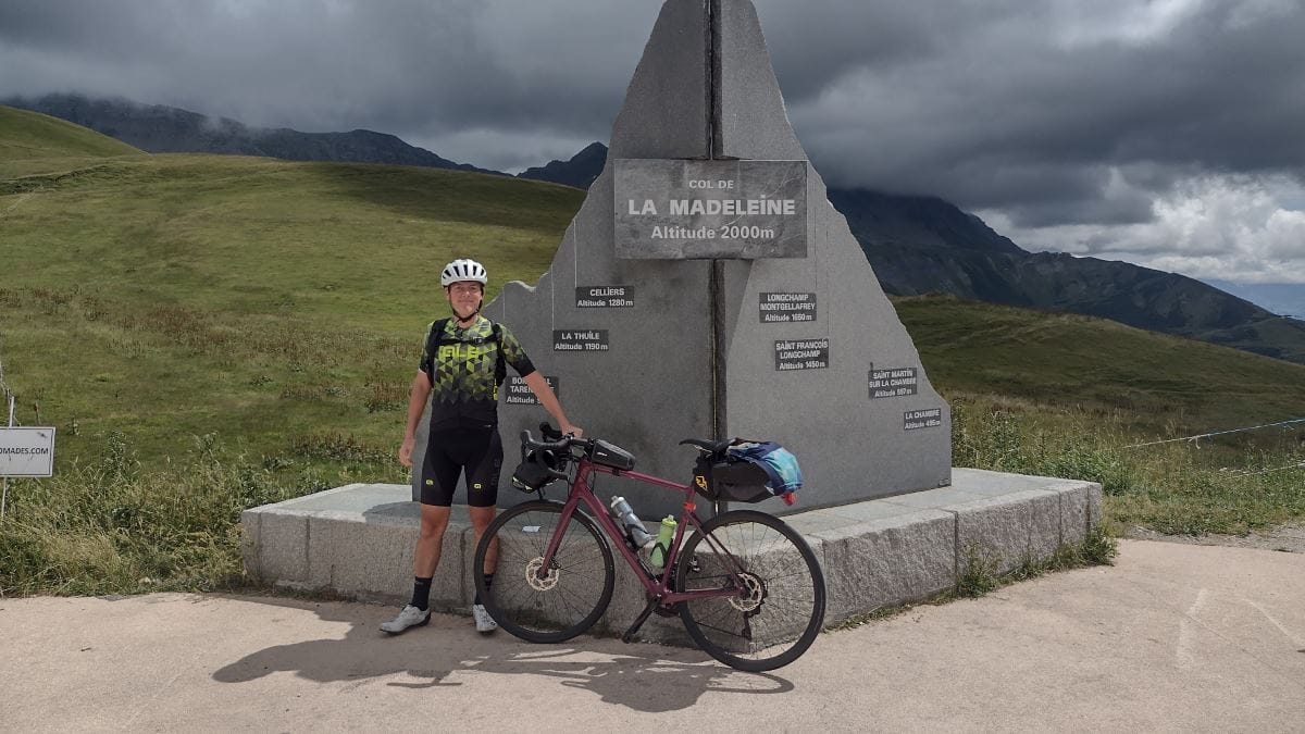Davide Mazzocco dal Monte Bianco al Mediterraneo in Bici