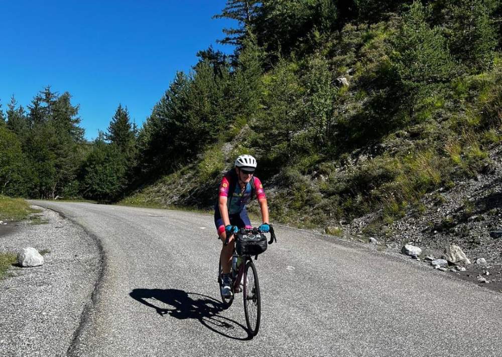 Davide Mazzocco dal Monte Bianco al Mediterraneo in Bici