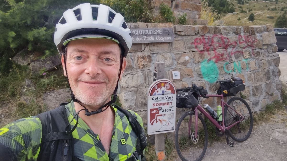 Davide Mazzocco dal Monte Bianco al Mediterraneo in Bici