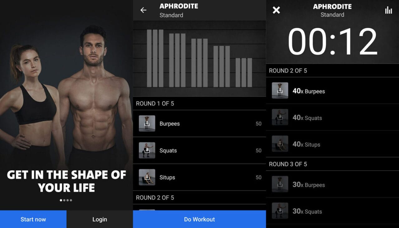 App per l'allenamento