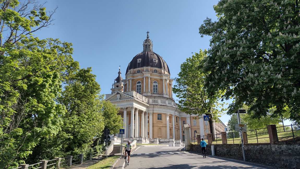 Collina Torinese: in bici alla Basilica di Superga