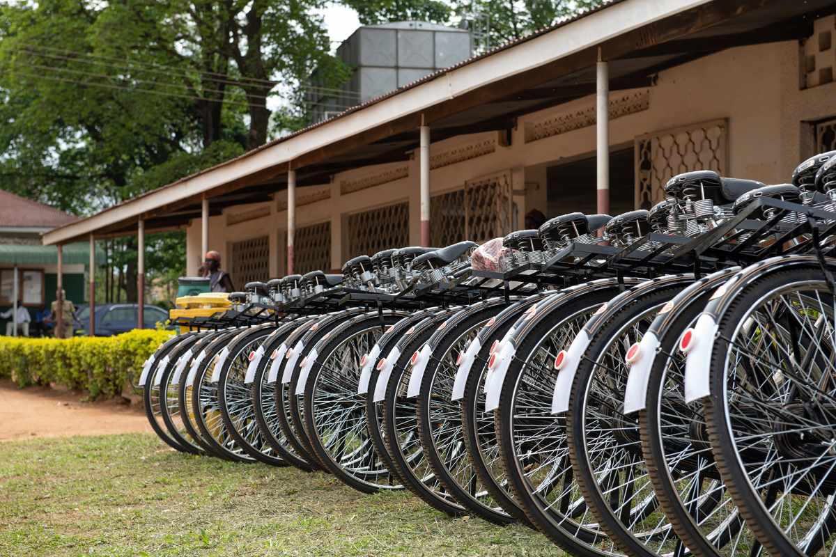 CBM Italia progetto bici per Uganda clinica St. Joseph