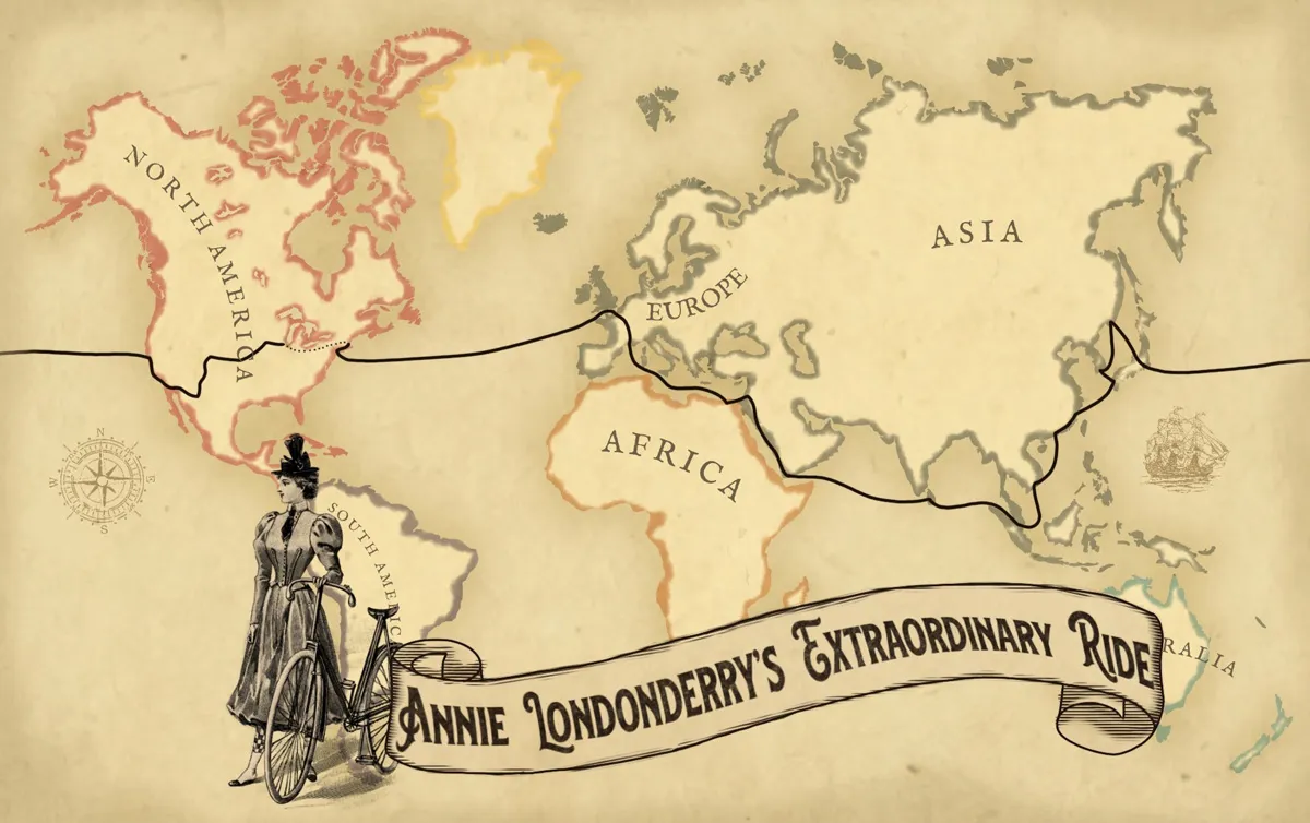 Annie Londonderry giro del mondo in bicicletta