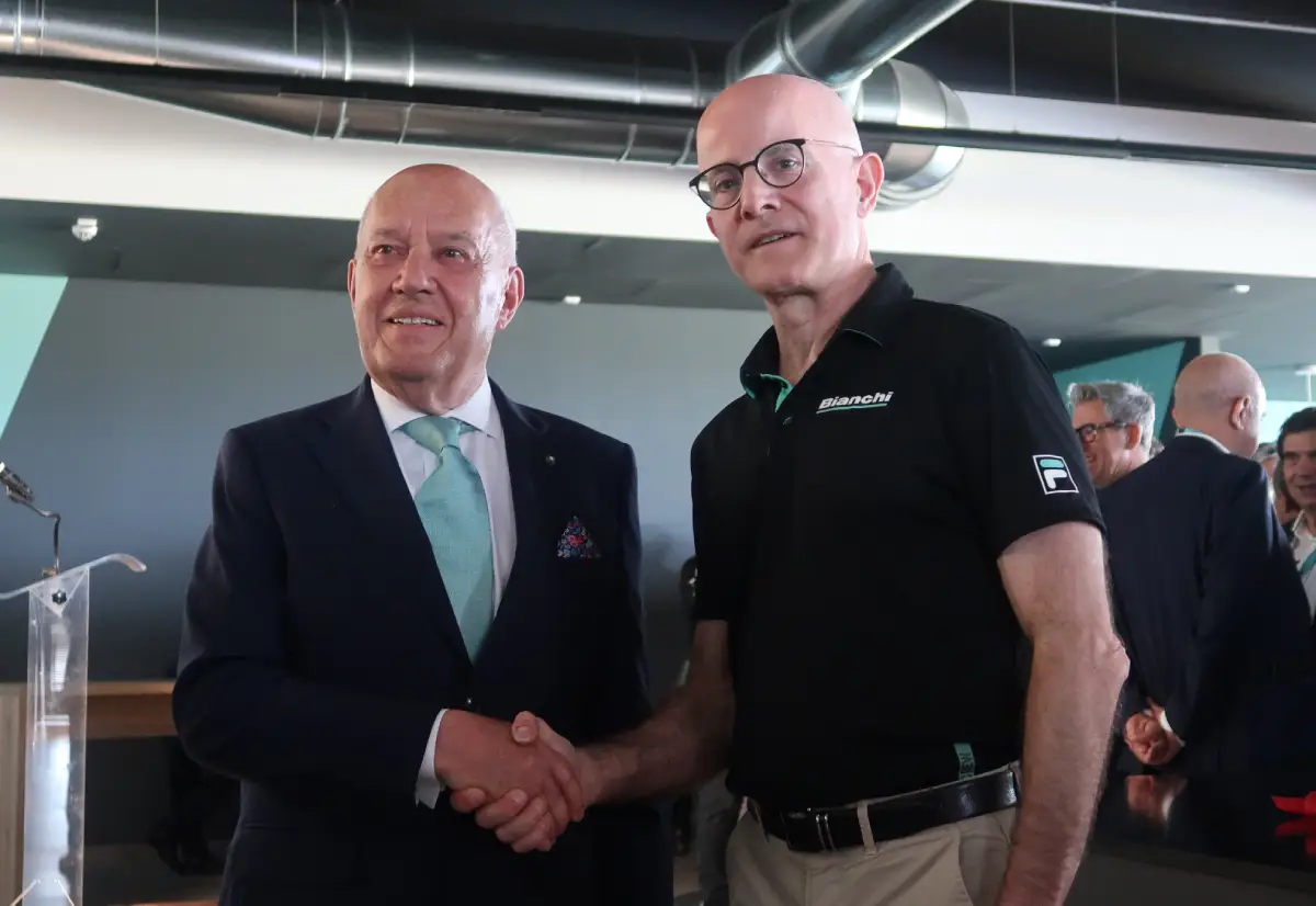 Il presidente di Bianchi, Salvatore Grimaldi e il nuovo CEO, Marco Gentili