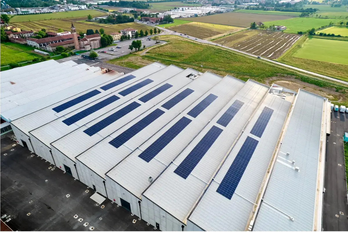 Ripresa dall'alto dello Stabilimento Bianchi Treviglio