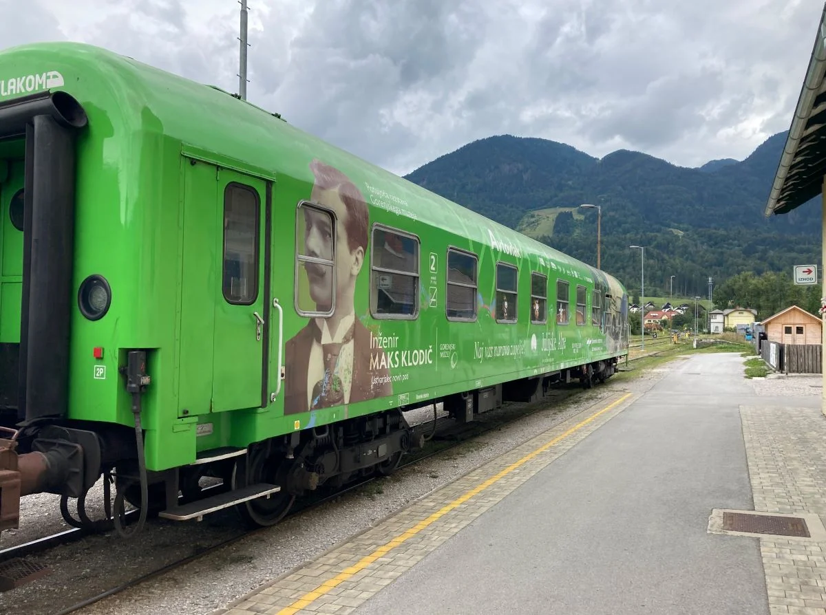 Slovenia: treno che collega le due valli alpine: Bohinj e la Valle dell’Isonzo