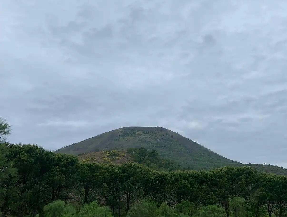 Il vulcano Vesuvio di Napoli