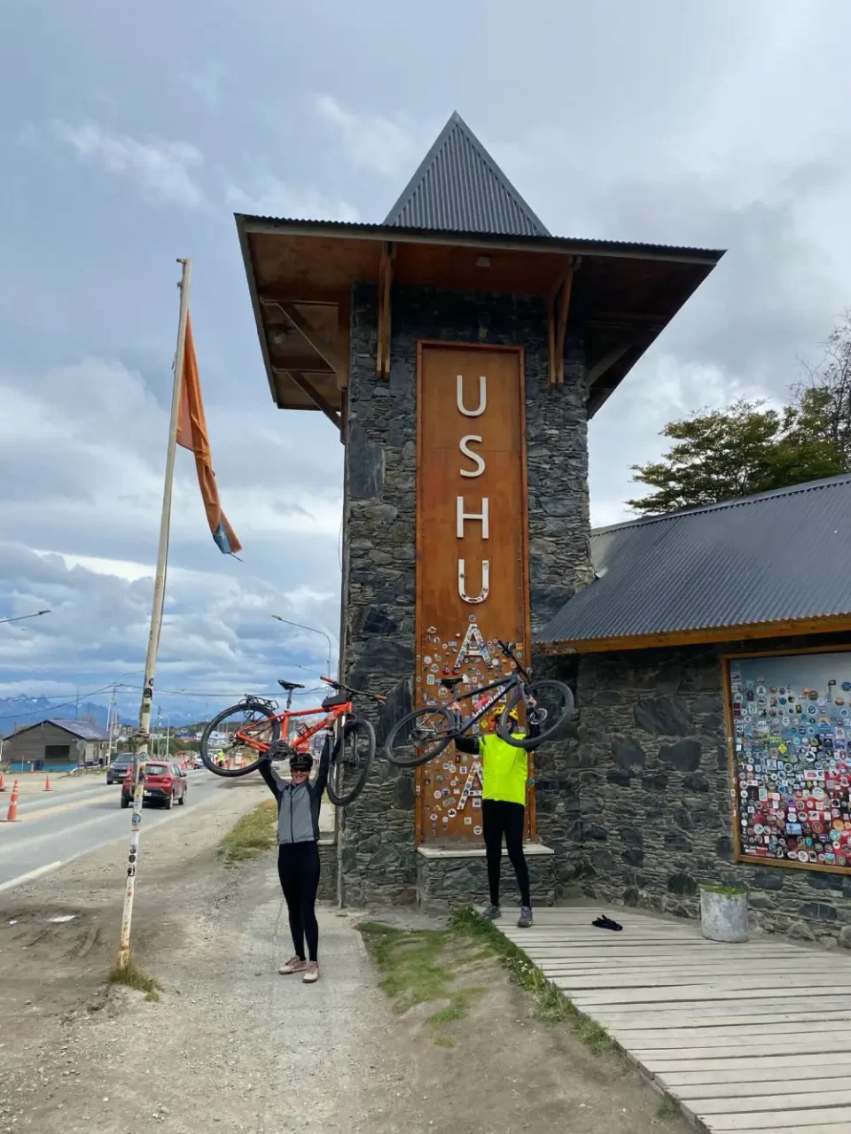 Arrivo a Ushuaia Patagonia in bici - Argentina, Graziano Majavacchi