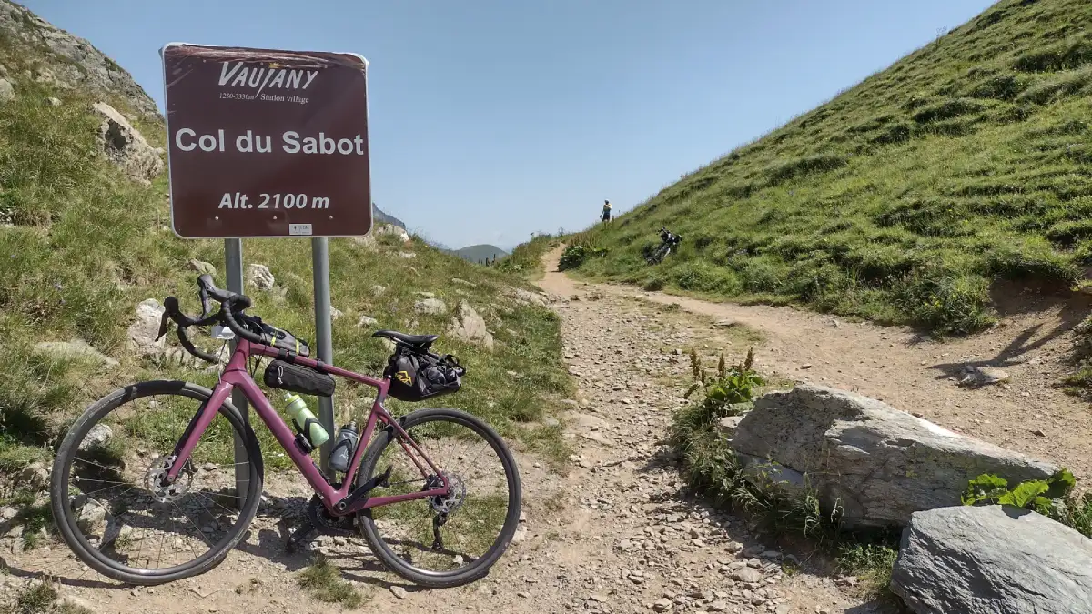 Alpi Francia - Col du Sabot - l'arrivo al colle