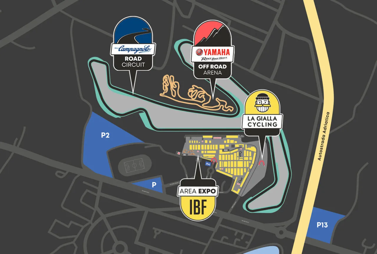 Italian Bike Festival 2024 Mappa