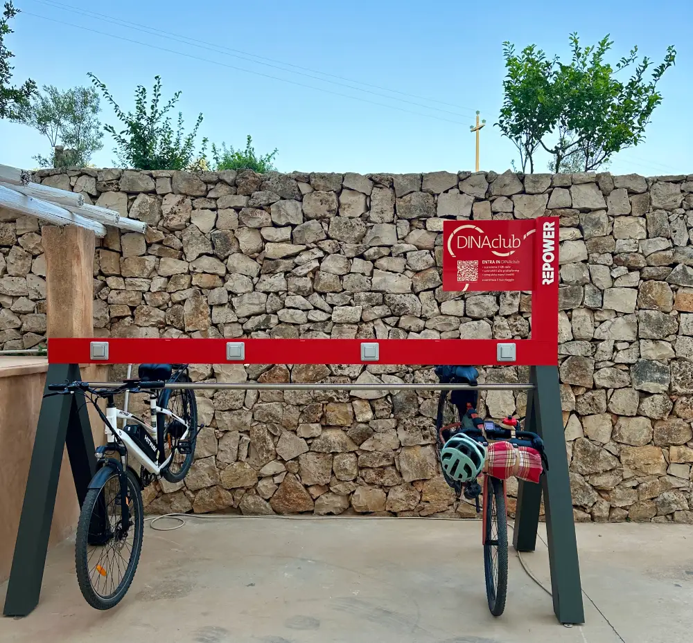 Ricariche ebike Salento con DINAclub